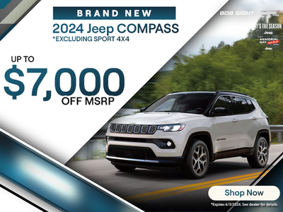 New 2024 Jeep Compass - Up to $7,000 Off MSRP!
