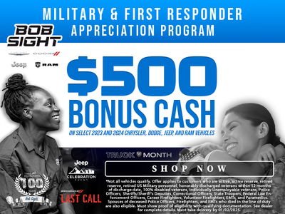 Military and First Responder Appreciation - Get $500 Bonus Cash!