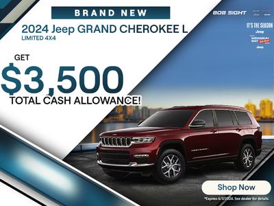 New 2024 Jeep Grand Cherokee L - Get $3,500 Total Cash Allowance!