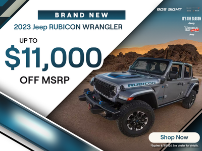 New 2023 Jeep Rubicon Wrangler - $11,000 Off MSRP!